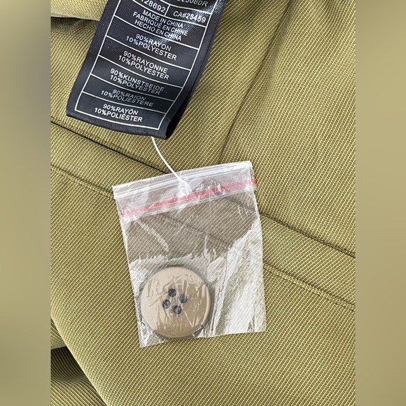 Steve Madden Green Wide-Leg Cargo Pockets Pleated High Waist Pants NWT Size XL - Picture 7 of 8